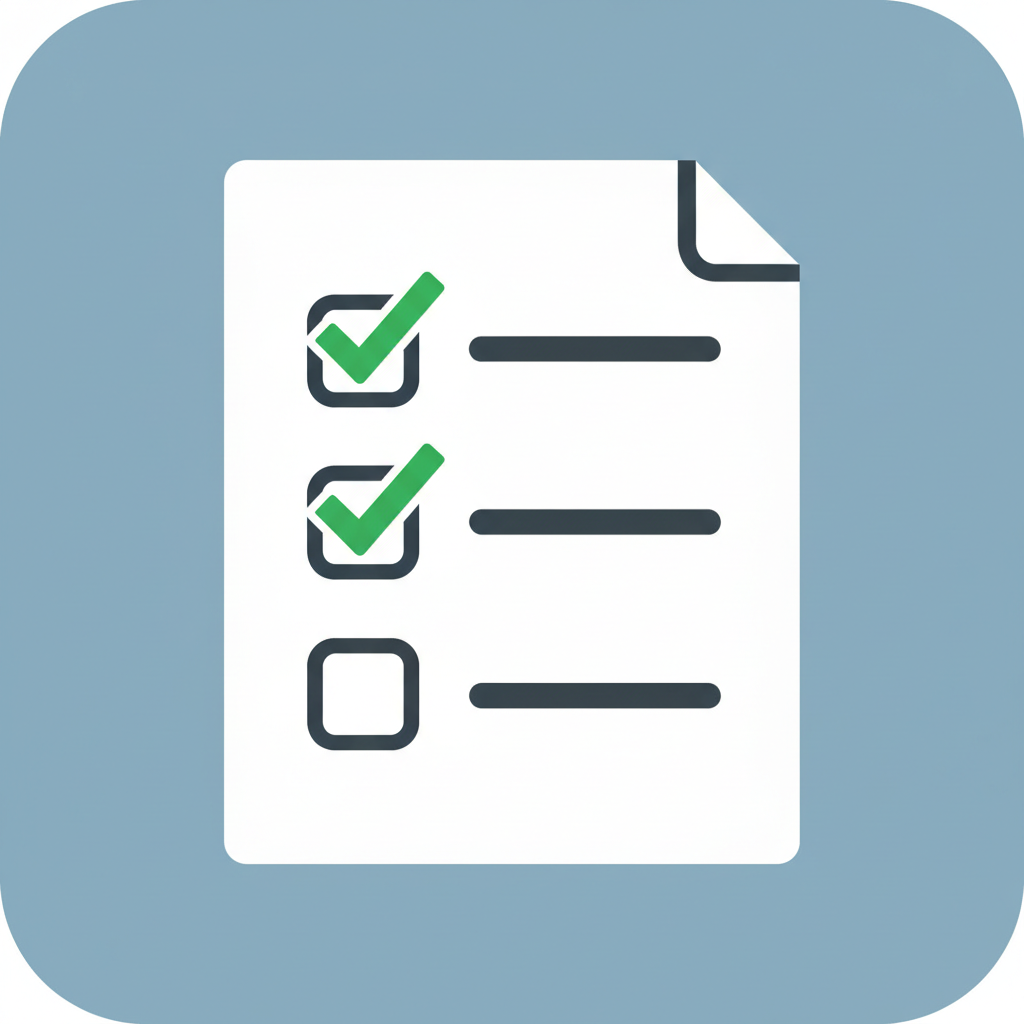 ICON : Document / checklist